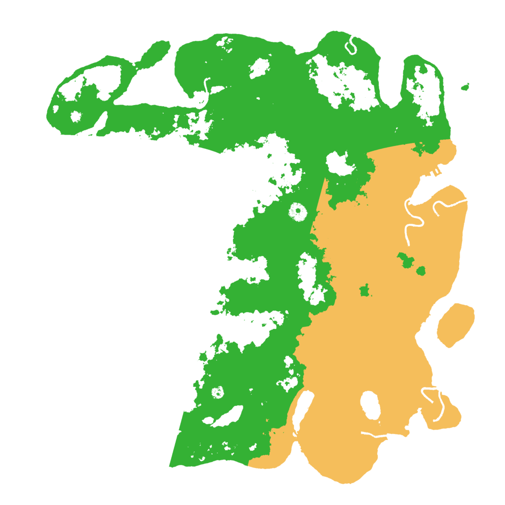 Biome Rust Map: Procedural Map, Size: 4200, Seed: 133742069