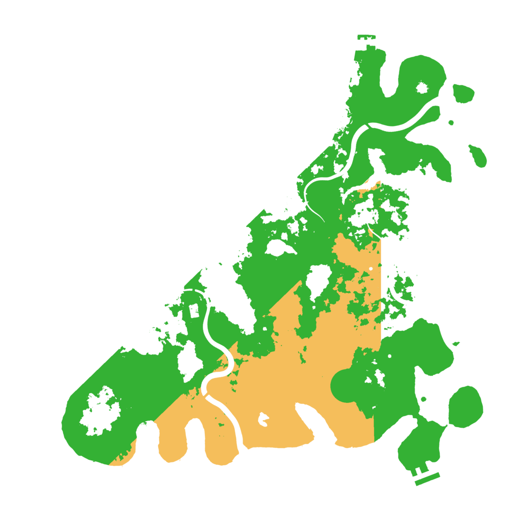 Biome Rust Map: Procedural Map, Size: 4000, Seed: 122337