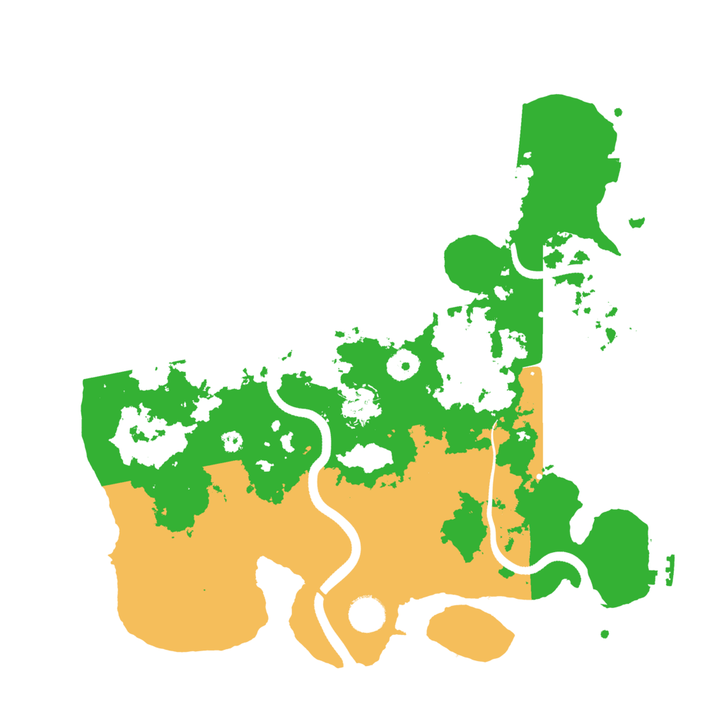 Biome Rust Map: Procedural Map, Size: 3500, Seed: 20042021