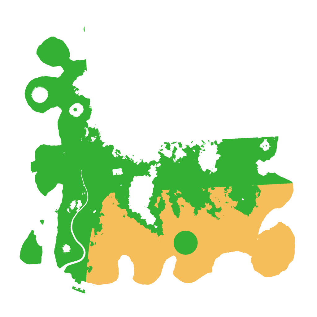 Biome Rust Map: Procedural Map, Size: 3500, Seed: 2205050