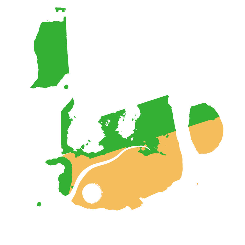 Biome Rust Map: Procedural Map, Size: 2200, Seed: 100022