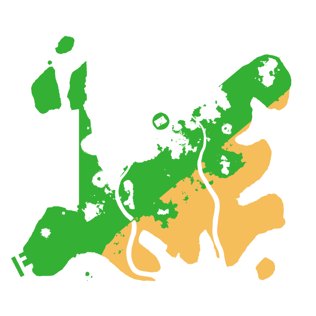 Biome Rust Map: Procedural Map, Size: 3000, Seed: 8062