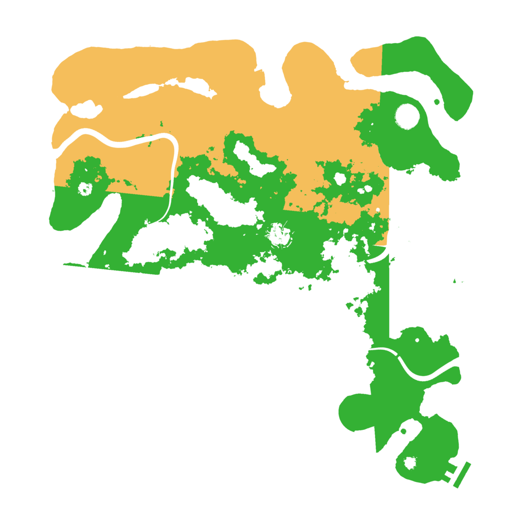 Biome Rust Map: Procedural Map, Size: 3750, Seed: 128440115