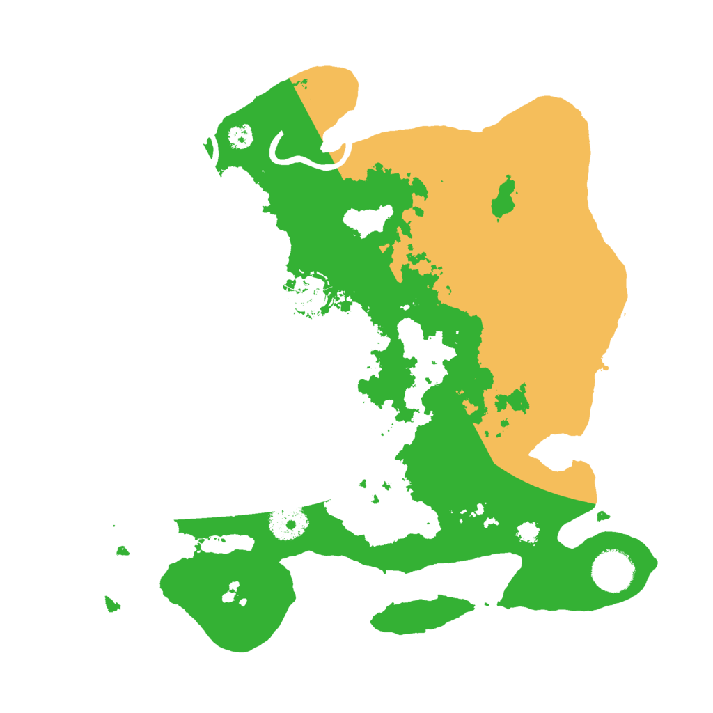 Biome Rust Map: Procedural Map, Size: 3000, Seed: 1989610665