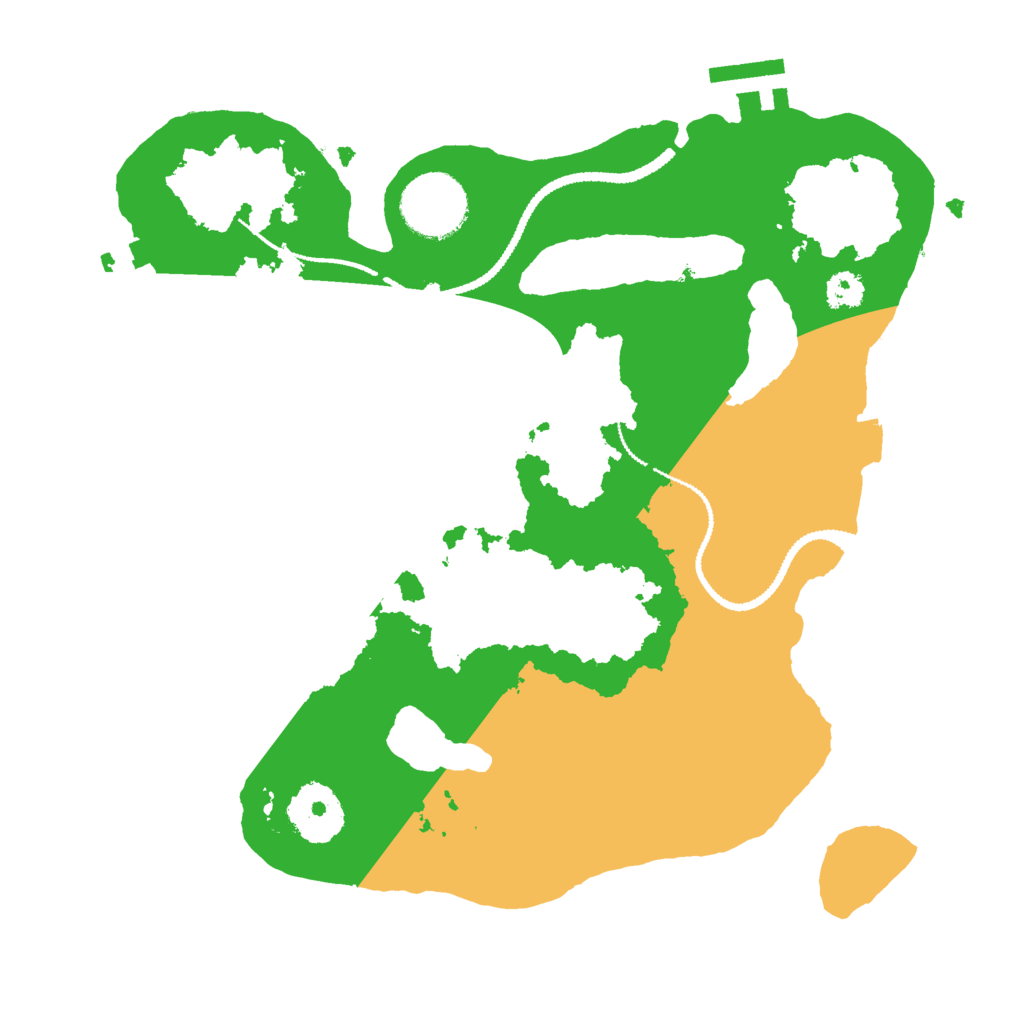 Biome Rust Map: Procedural Map, Size: 2750, Seed: 4212021