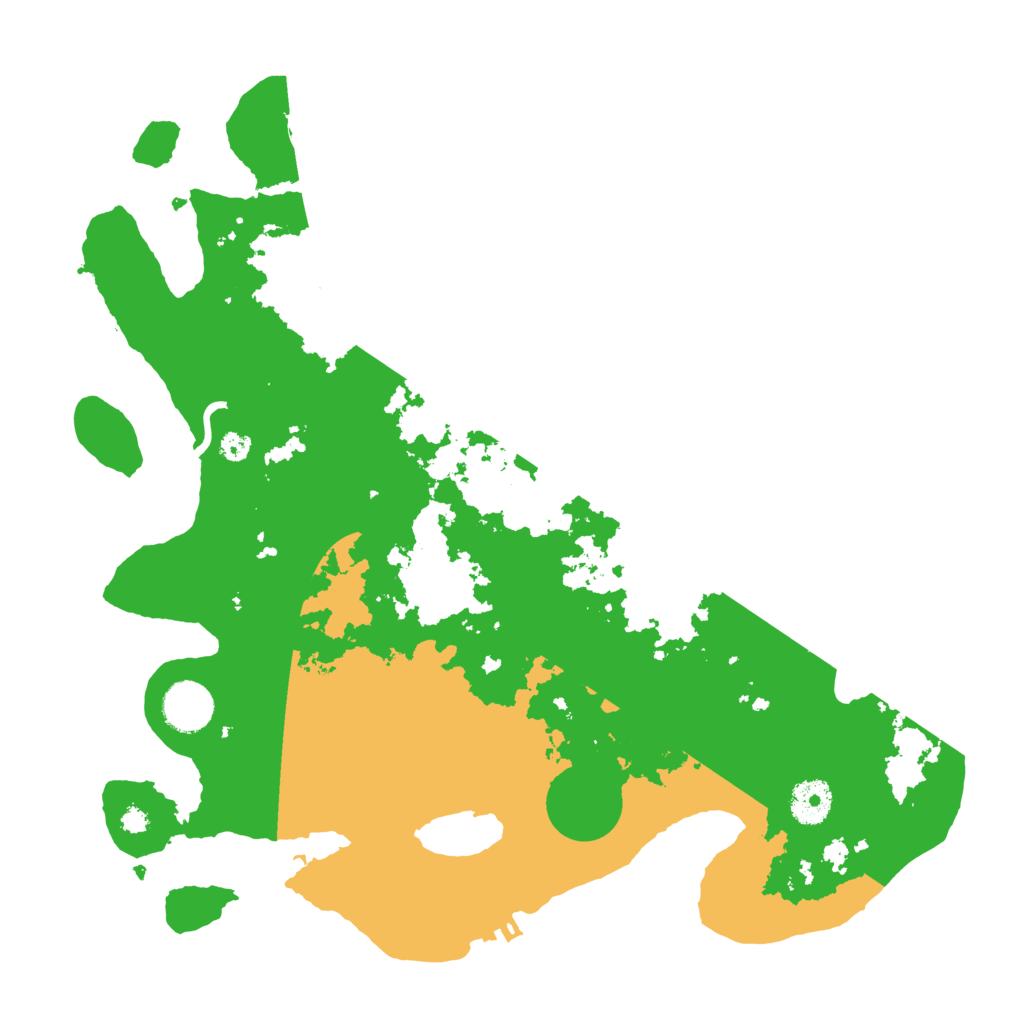 Biome Rust Map: Procedural Map, Size: 3555, Seed: 5510155