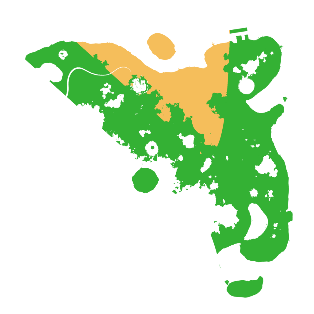 Biome Rust Map: Procedural Map, Size: 3500, Seed: 44634522