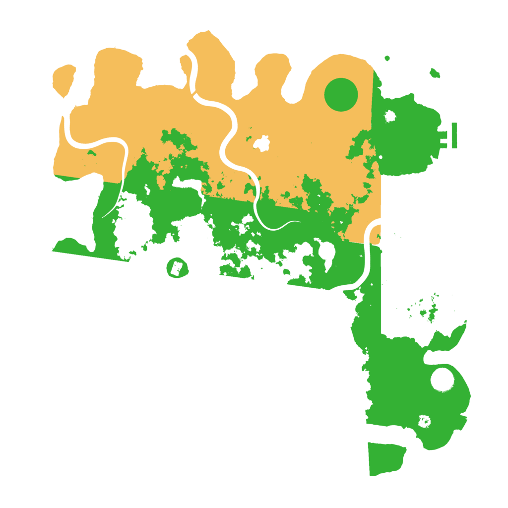 Biome Rust Map: Procedural Map, Size: 4000, Seed: 37945631