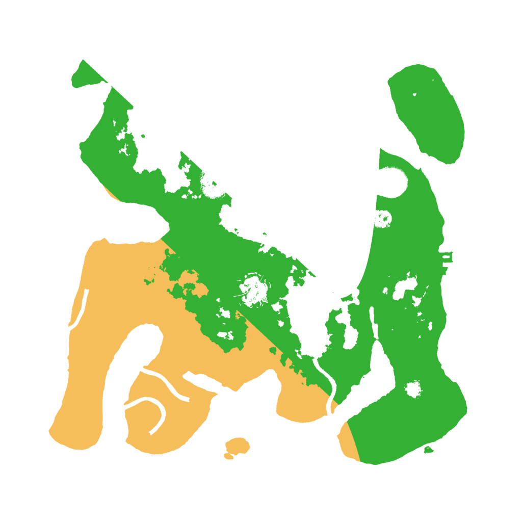 Biome Rust Map: Procedural Map, Size: 3000, Seed: 12416103