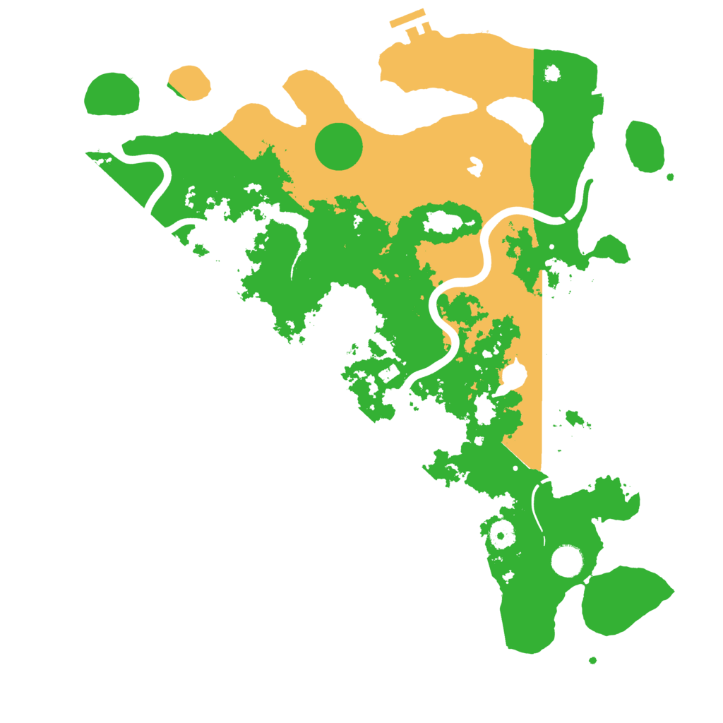 Biome Rust Map: Procedural Map, Size: 4000, Seed: 2104634340