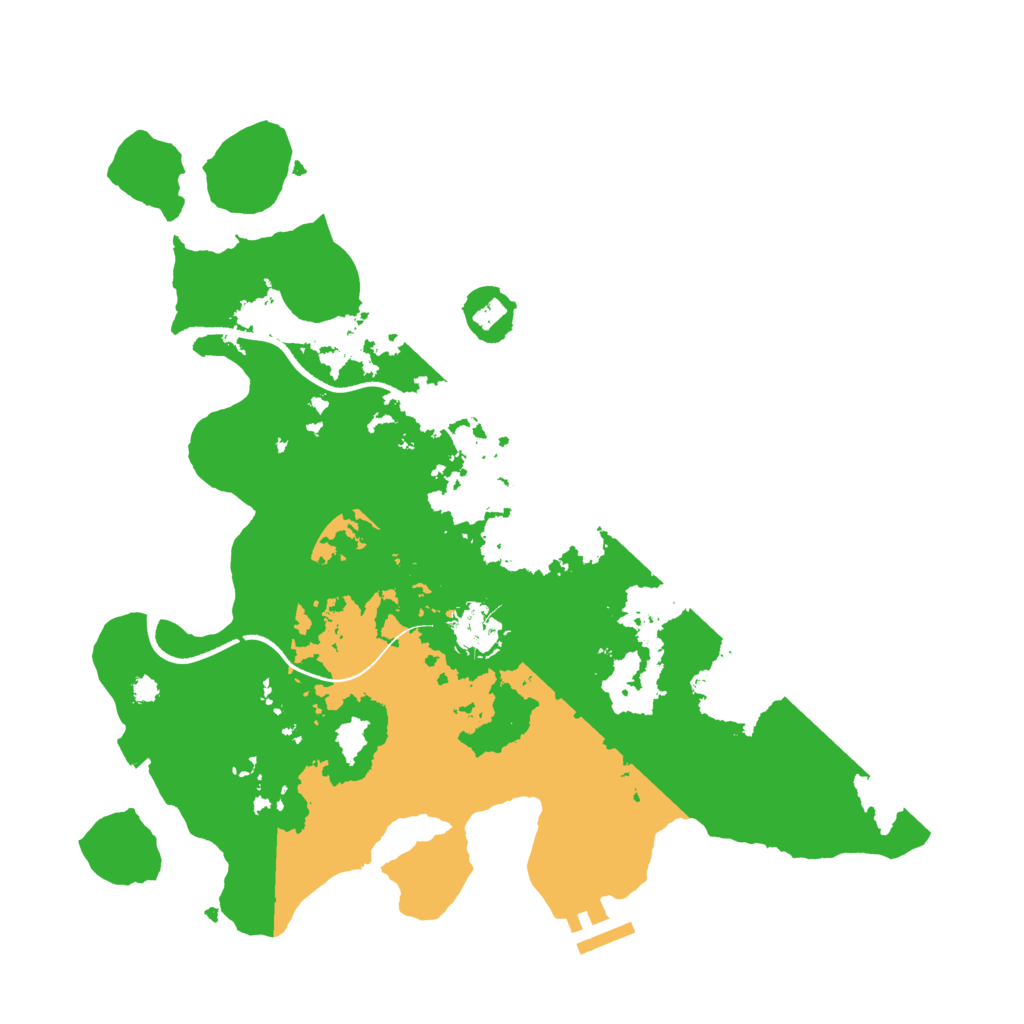 Biome Rust Map: Procedural Map, Size: 3500, Seed: 1314401722