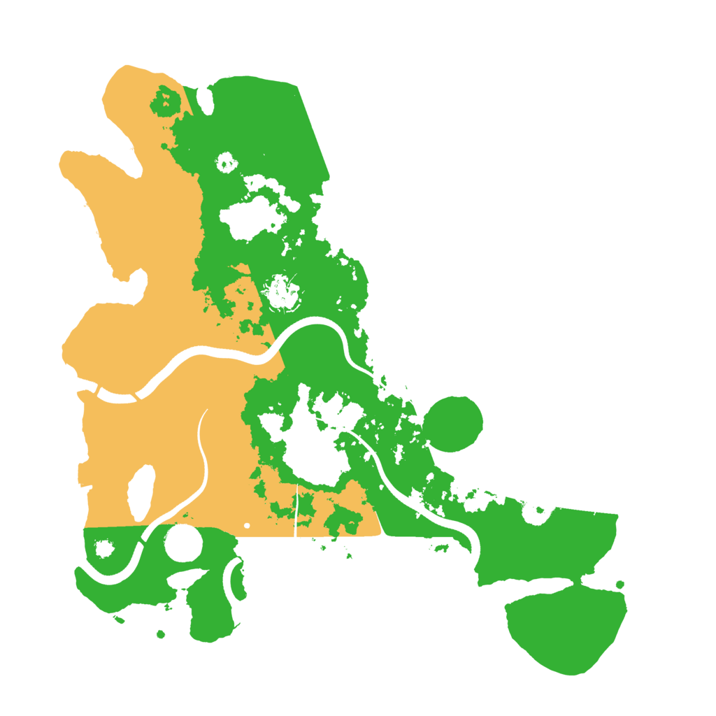 Biome Rust Map: Procedural Map, Size: 3500, Seed: 5880917