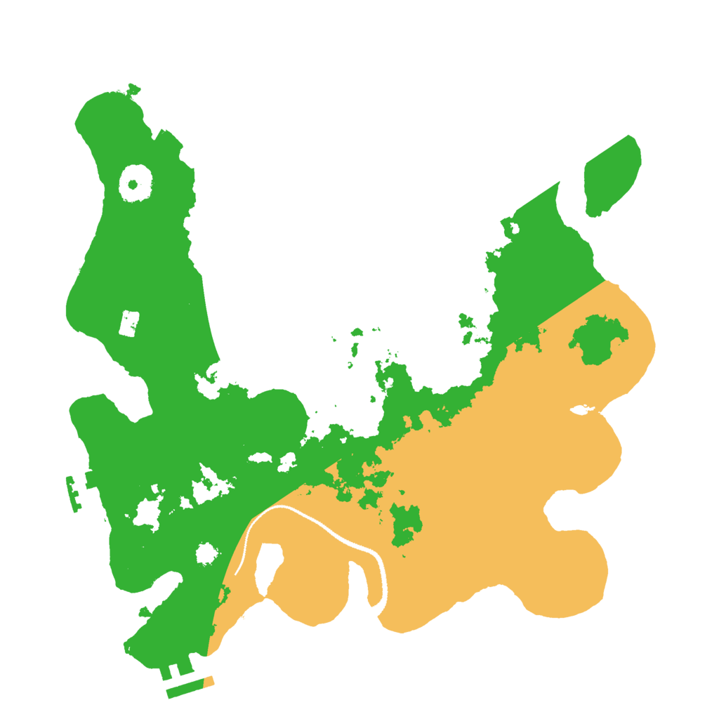 Biome Rust Map: Procedural Map, Size: 3000, Seed: 370577896