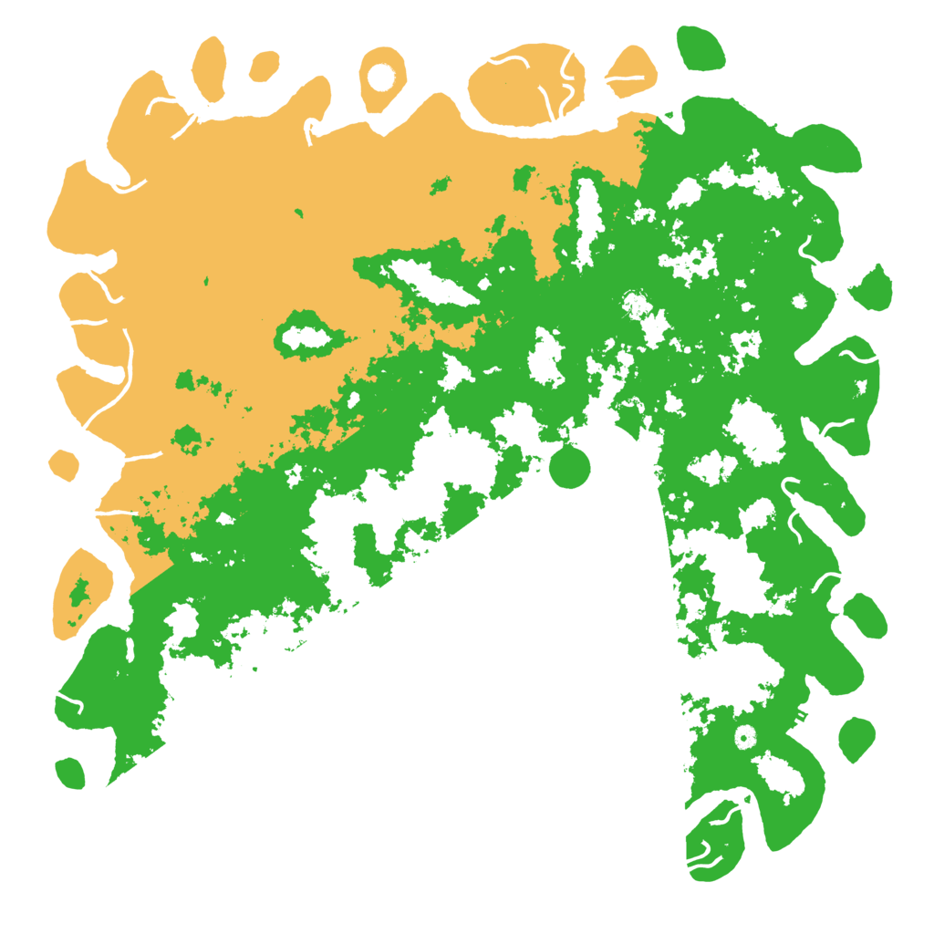 Biome Rust Map: Procedural Map, Size: 6000, Seed: 651141789