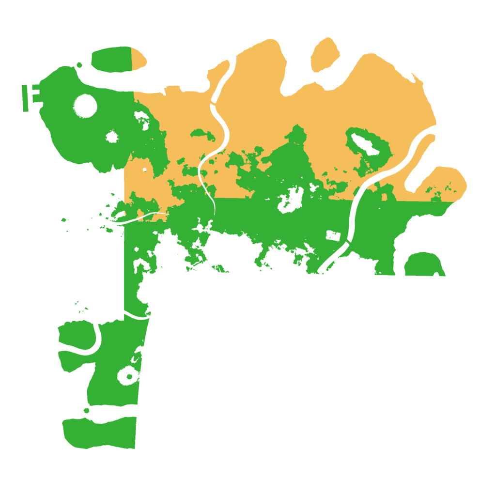 Biome Rust Map: Procedural Map, Size: 3750, Seed: 498765358