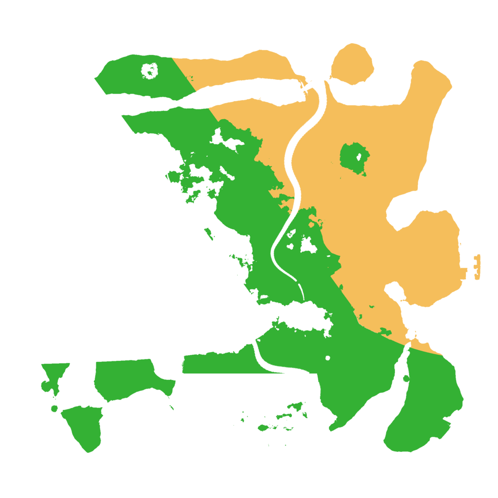 Biome Rust Map: Procedural Map, Size: 3000, Seed: 2104711681