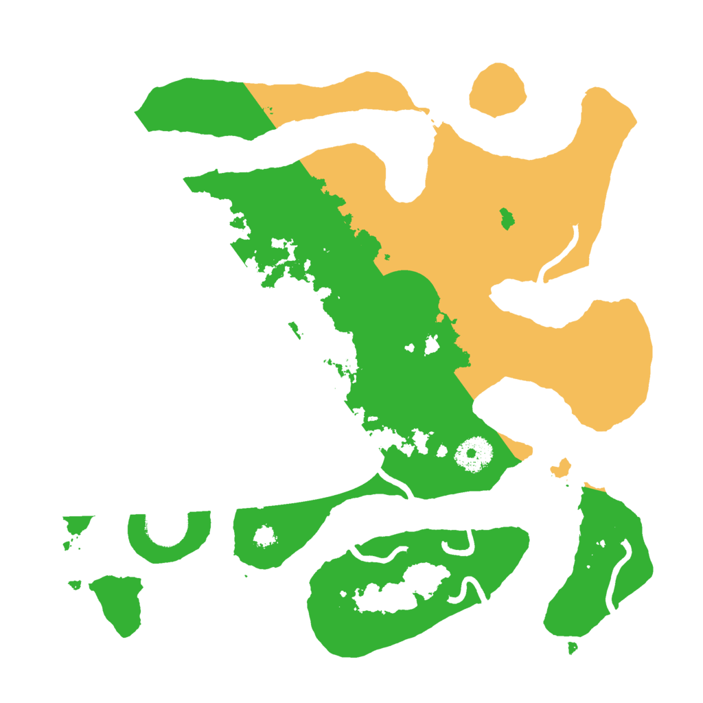 Biome Rust Map: Procedural Map, Size: 3000, Seed: 2104711681