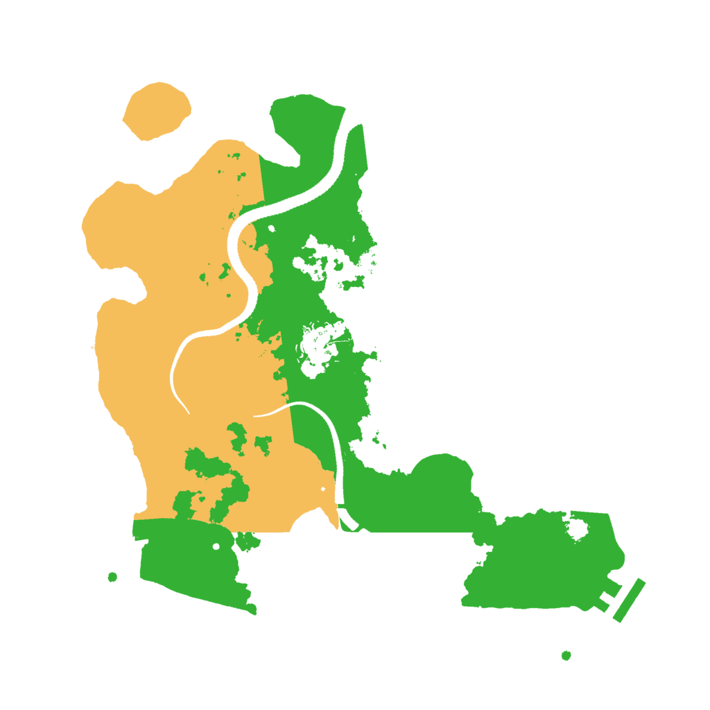 Biome Rust Map: Procedural Map, Size: 3000, Seed: 2417196