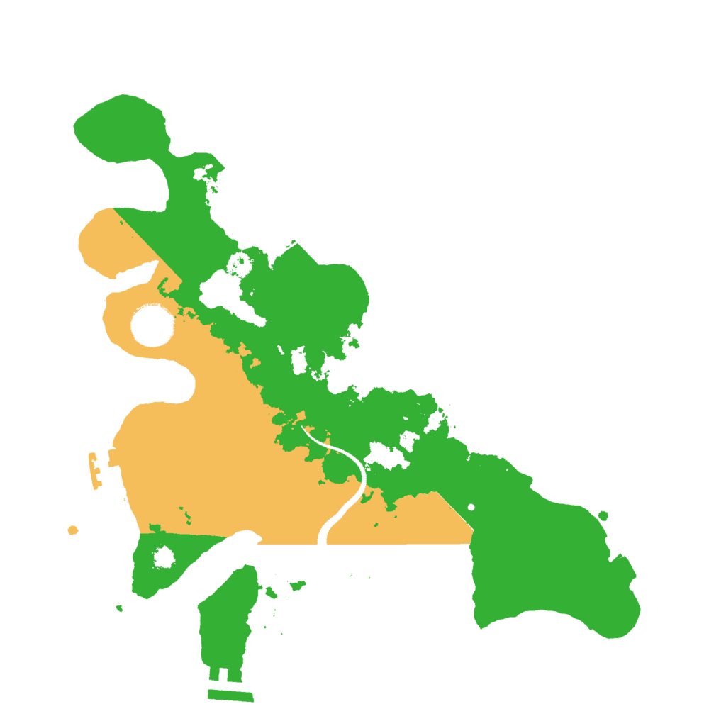 Biome Rust Map: Procedural Map, Size: 3000, Seed: 287025997
