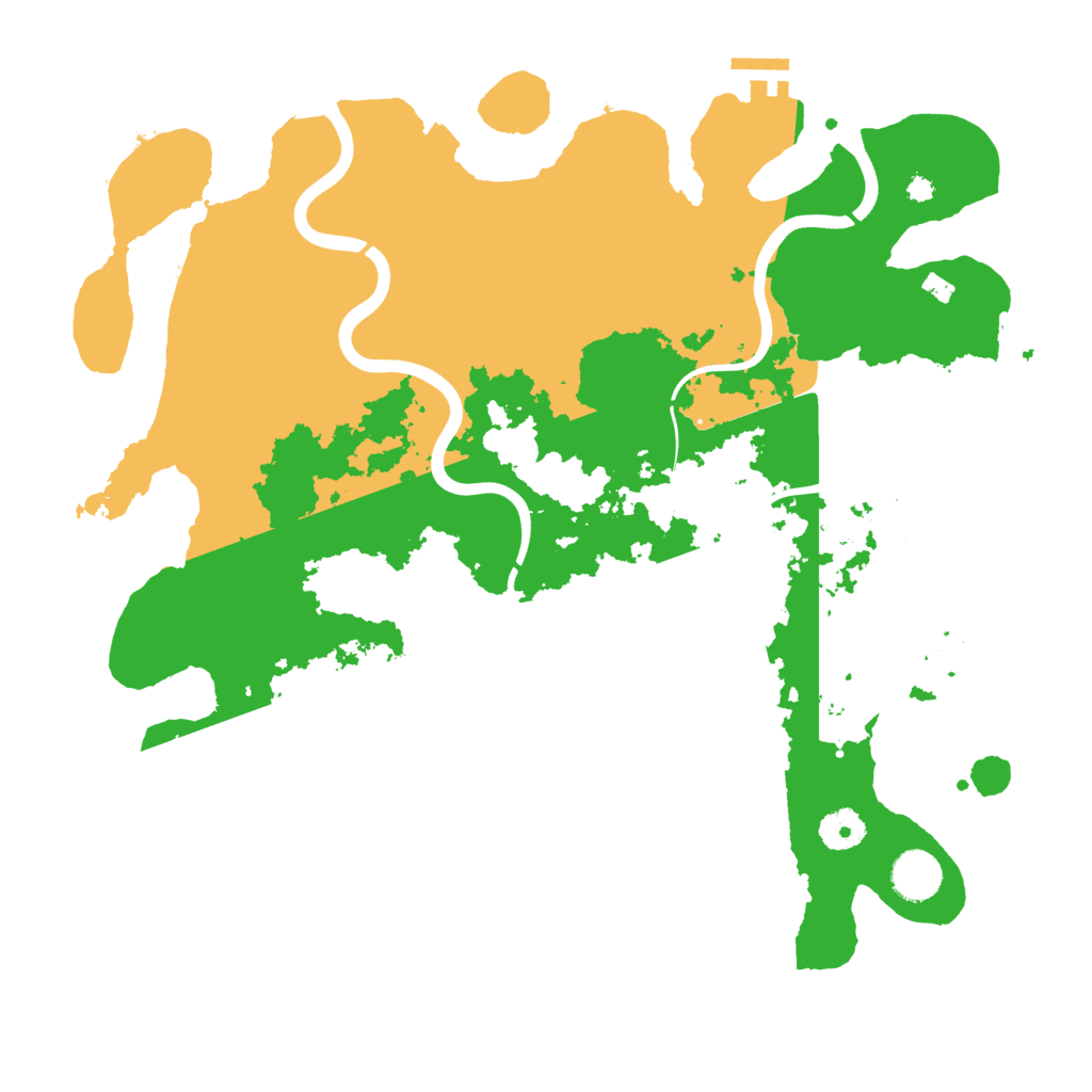 Biome Rust Map: Procedural Map, Size: 3800, Seed: 16129493