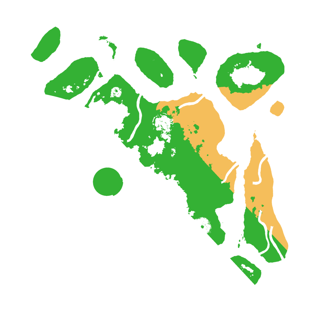 Biome Rust Map: Procedural Map, Size: 3000, Seed: 98654534