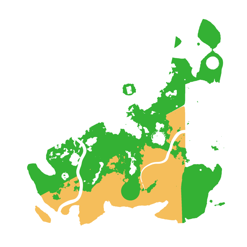 Biome Rust Map: Procedural Map, Size: 3500, Seed: 899202736