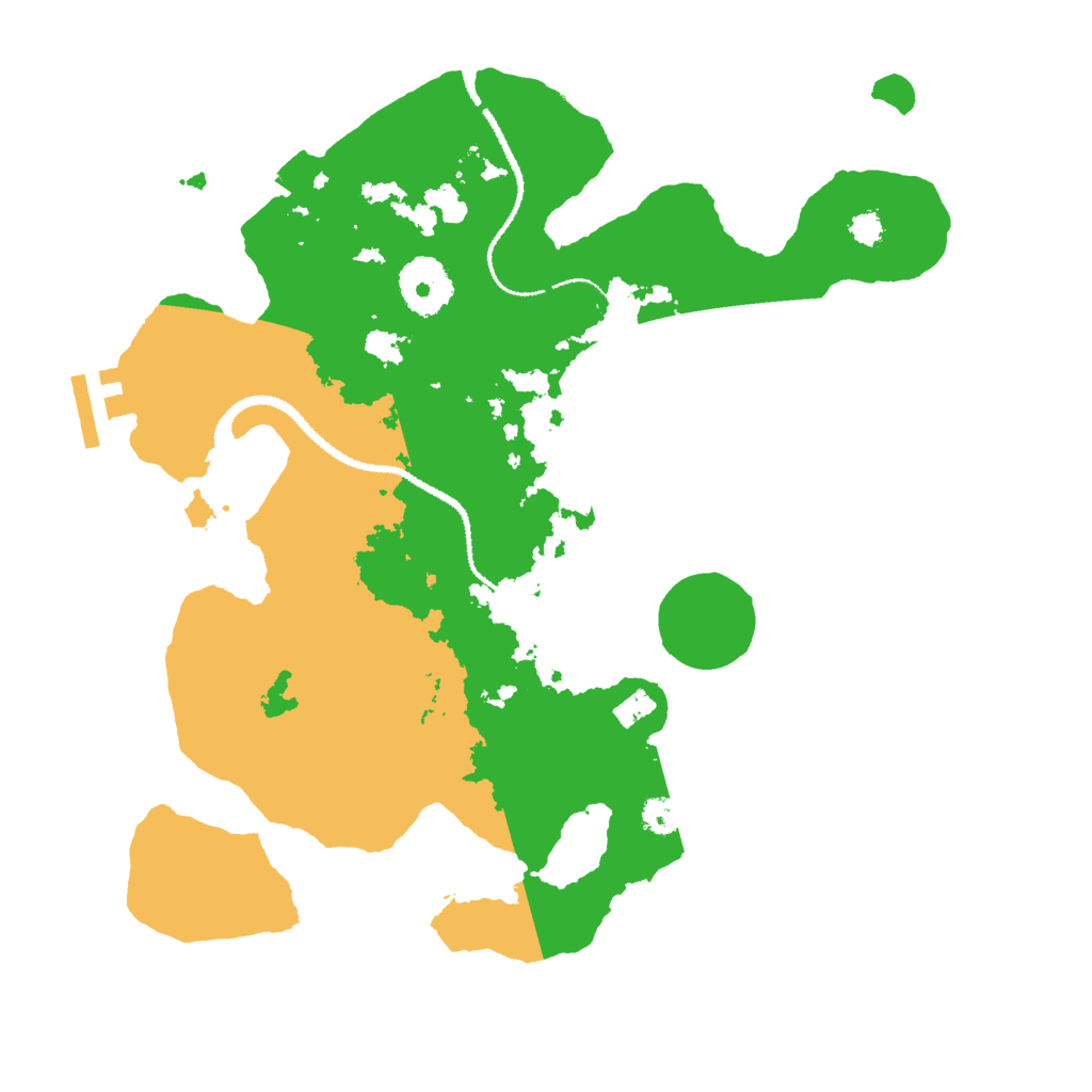 Biome Rust Map: Procedural Map, Size: 3000, Seed: 205409146