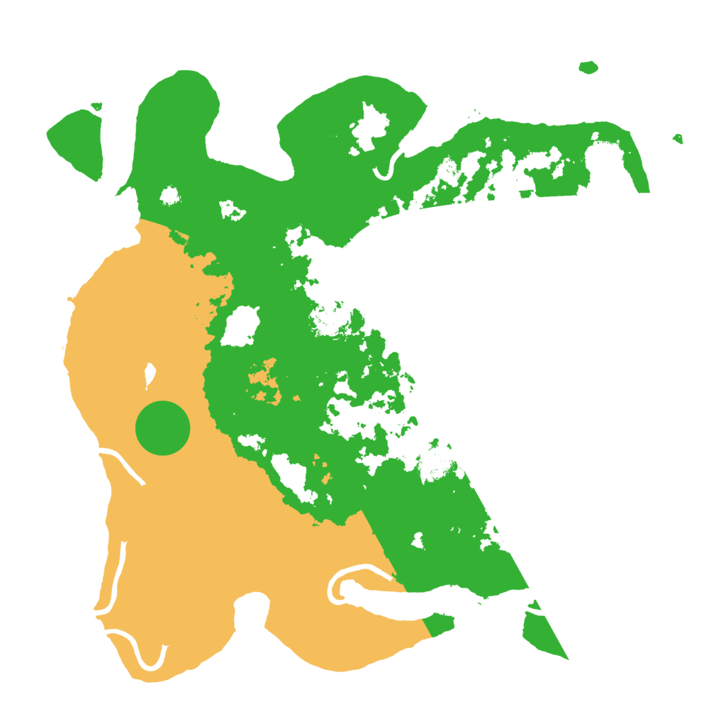 Biome Rust Map: Procedural Map, Size: 3500, Seed: 448562