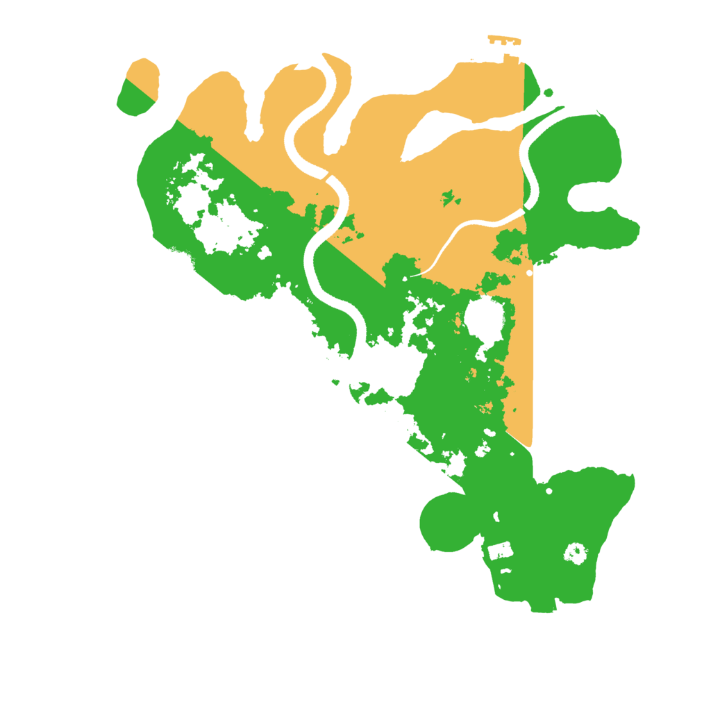 Biome Rust Map: Procedural Map, Size: 3250, Seed: 27697105