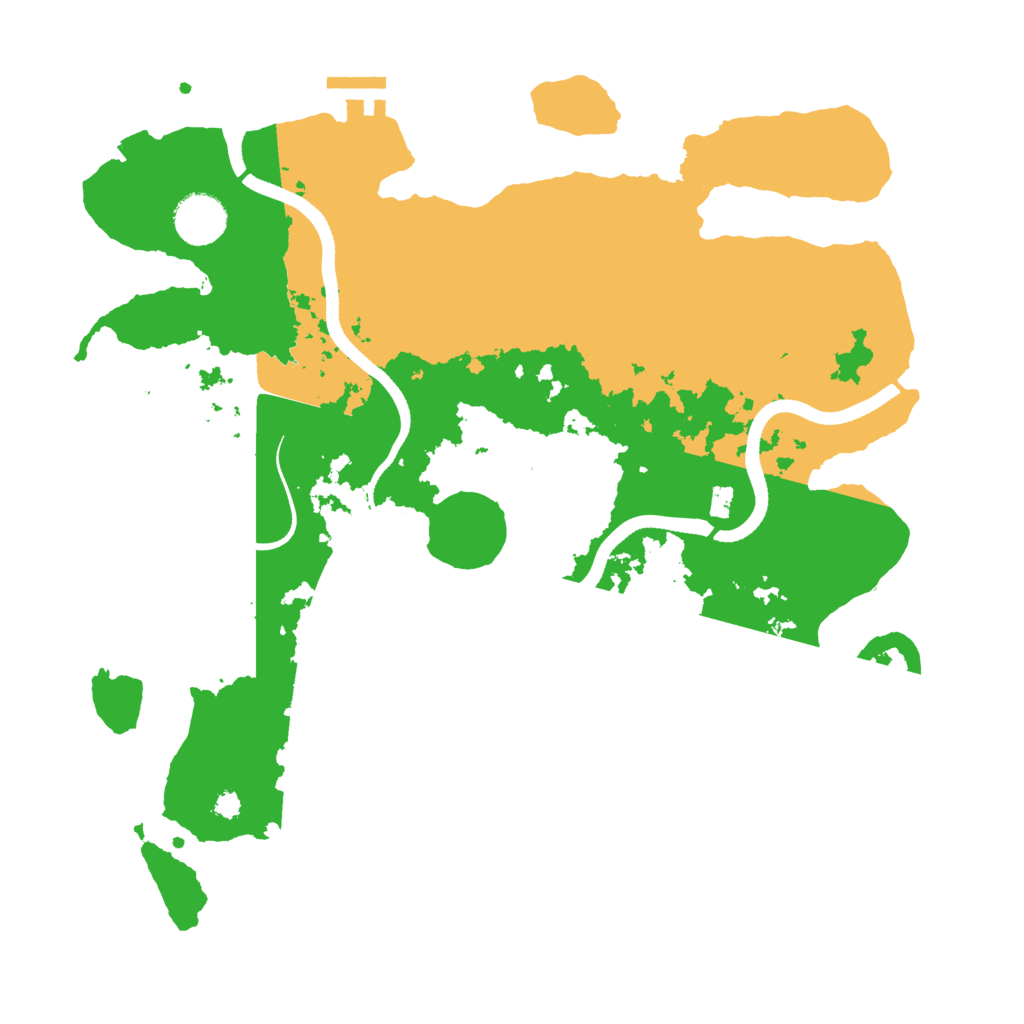 Biome Rust Map: Procedural Map, Size: 3500, Seed: 59858998