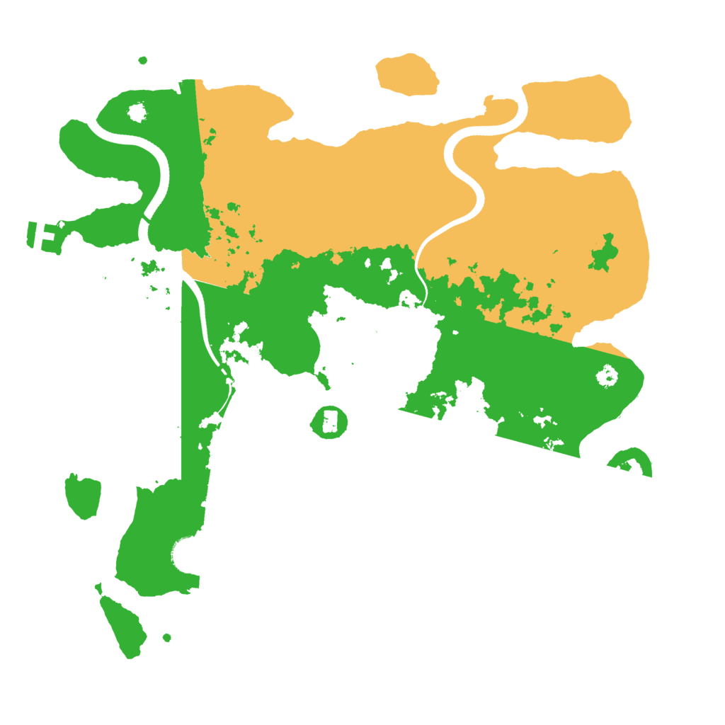 Biome Rust Map: Procedural Map, Size: 3500, Seed: 59858998