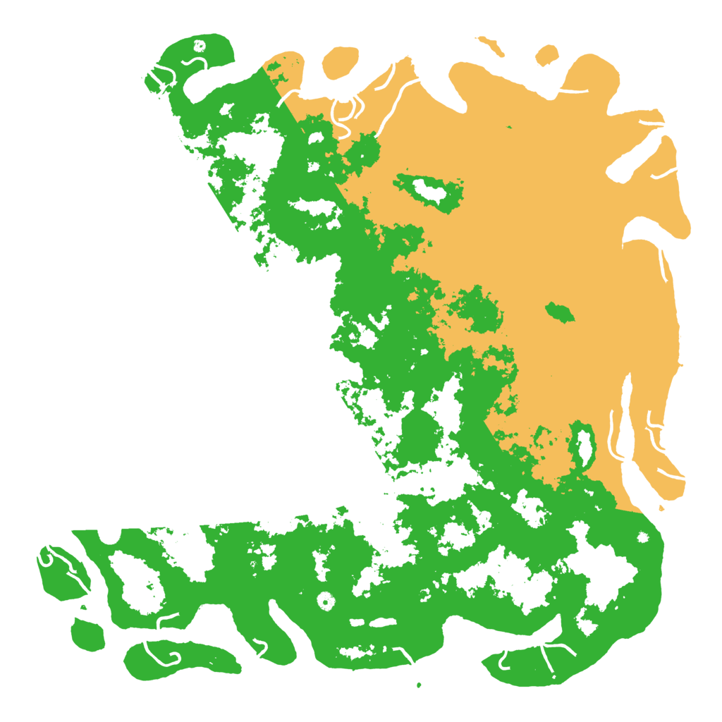 Biome Rust Map: Procedural Map, Size: 6000, Seed: 134679258