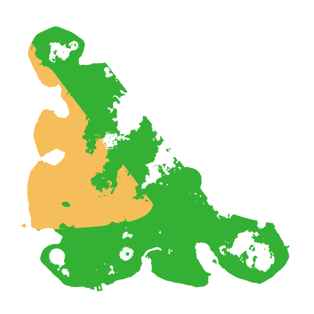 Biome Rust Map: Procedural Map, Size: 3500, Seed: 134142354