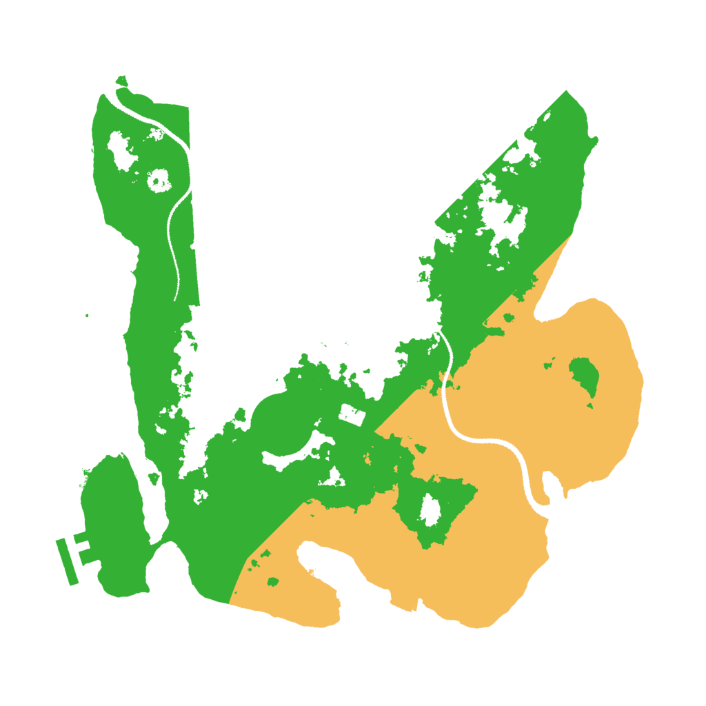 Biome Rust Map: Procedural Map, Size: 3000, Seed: 1967361851