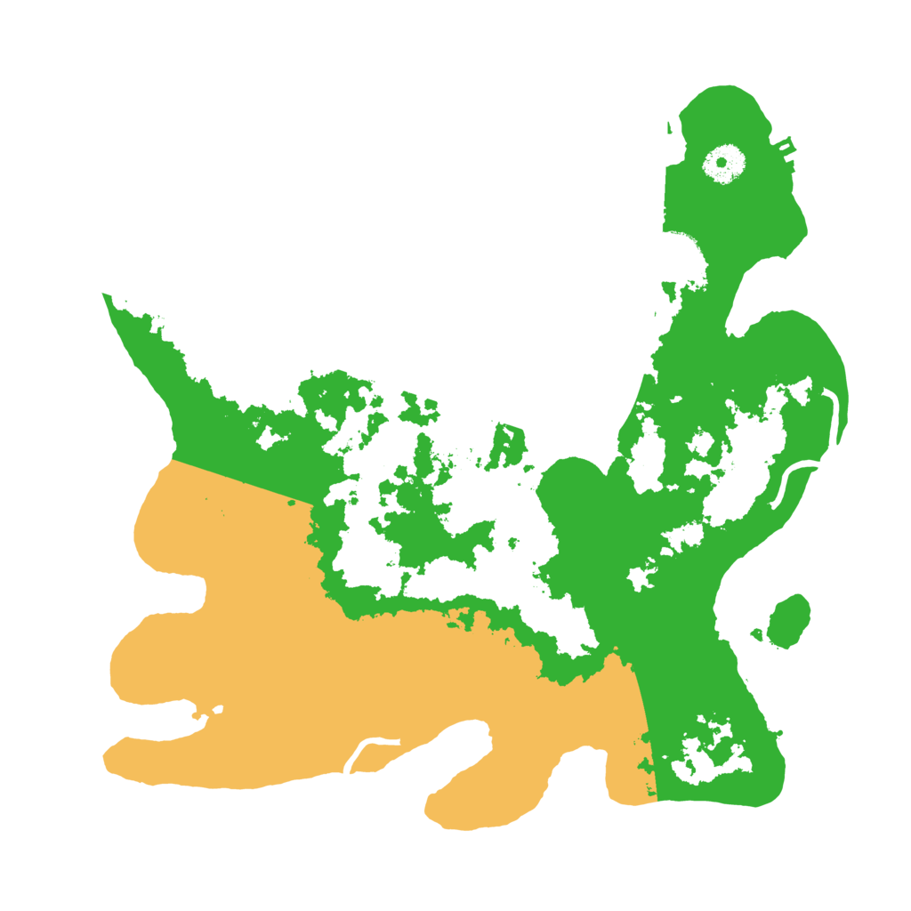 Biome Rust Map: Procedural Map, Size: 3500, Seed: 256406320