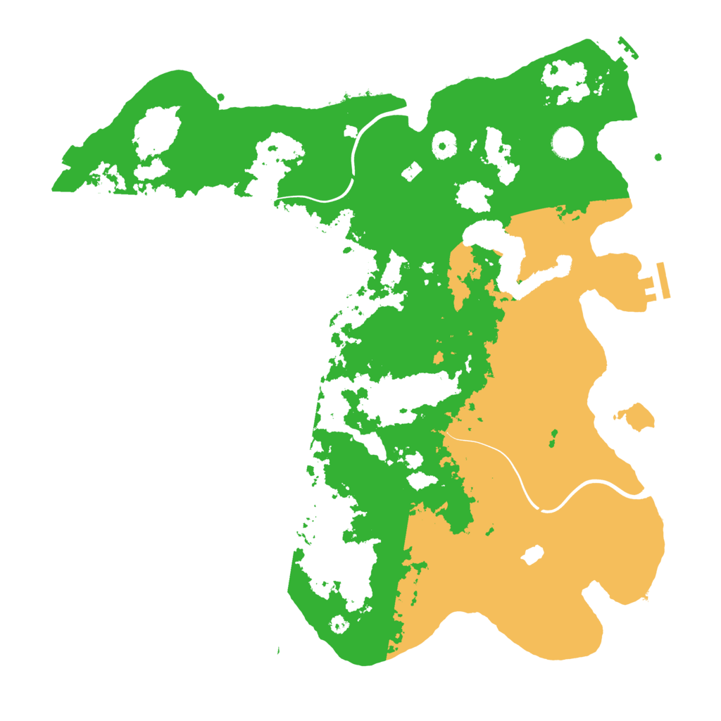 Biome Rust Map: Procedural Map, Size: 4000, Seed: 17717