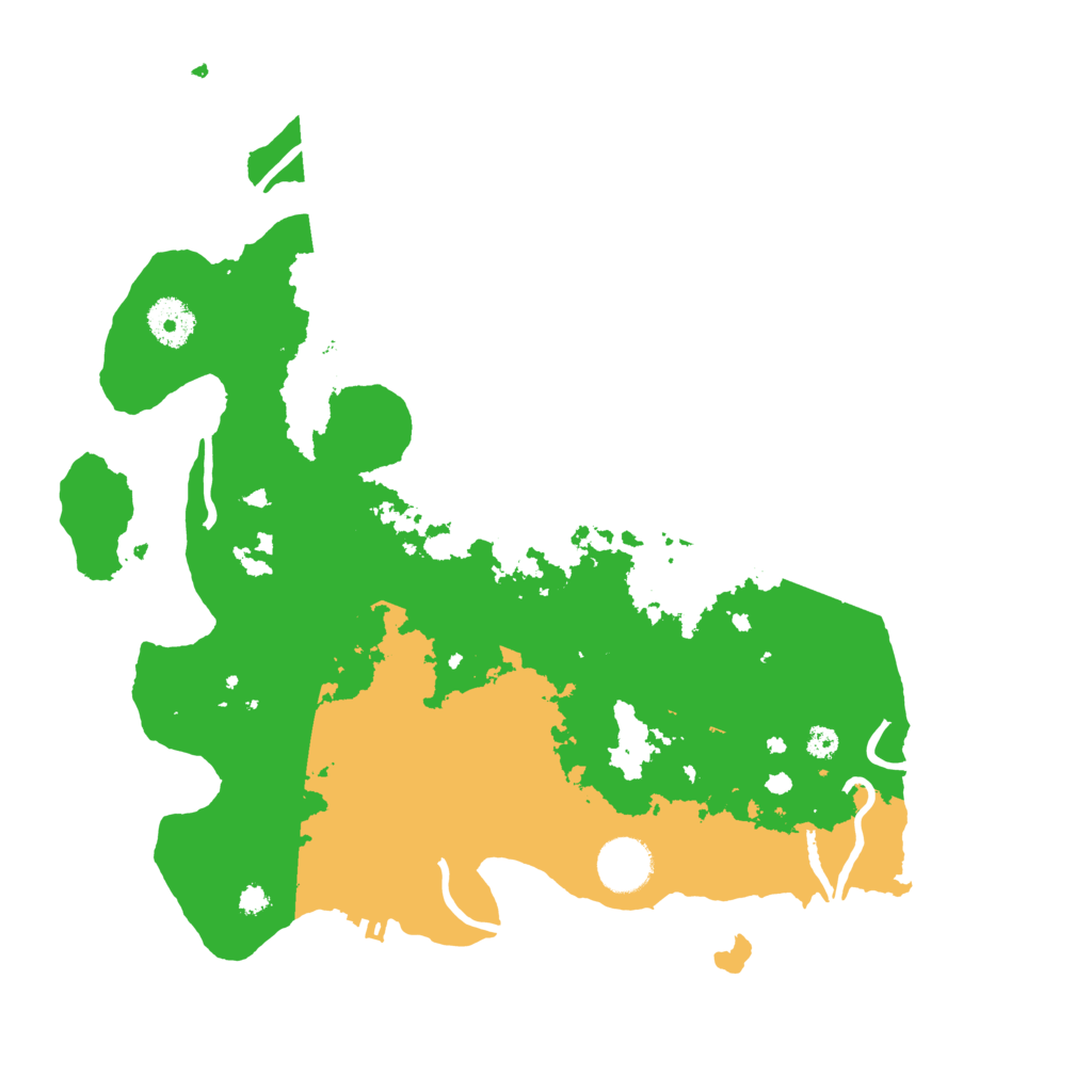 Biome Rust Map: Procedural Map, Size: 3500, Seed: 253420275