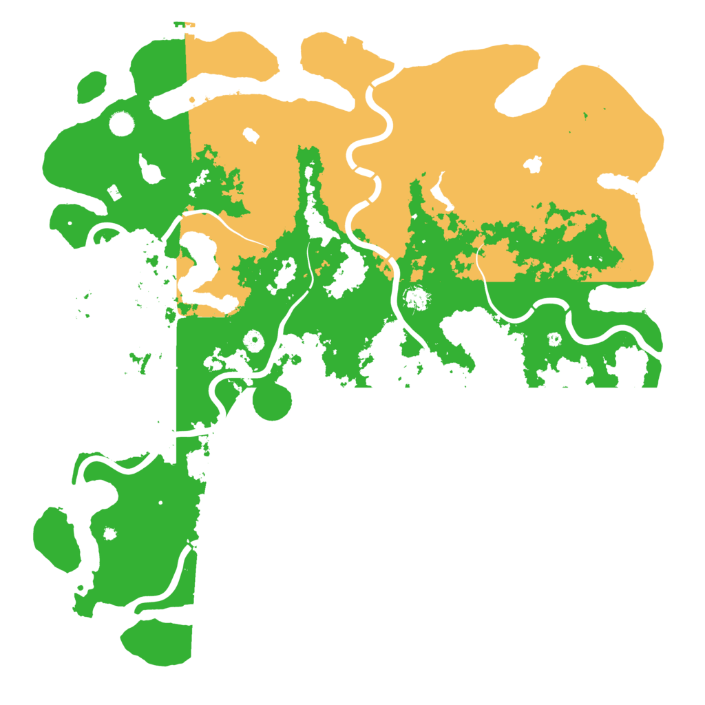 Biome Rust Map: Procedural Map, Size: 5000, Seed: 210307175