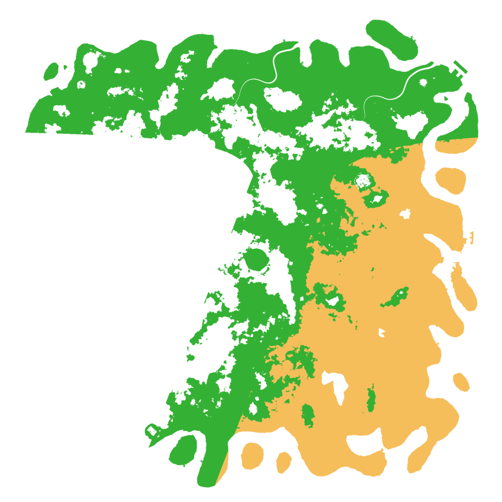 Biome Rust Map: Procedural Map, Size: 6000, Seed: 1742940649