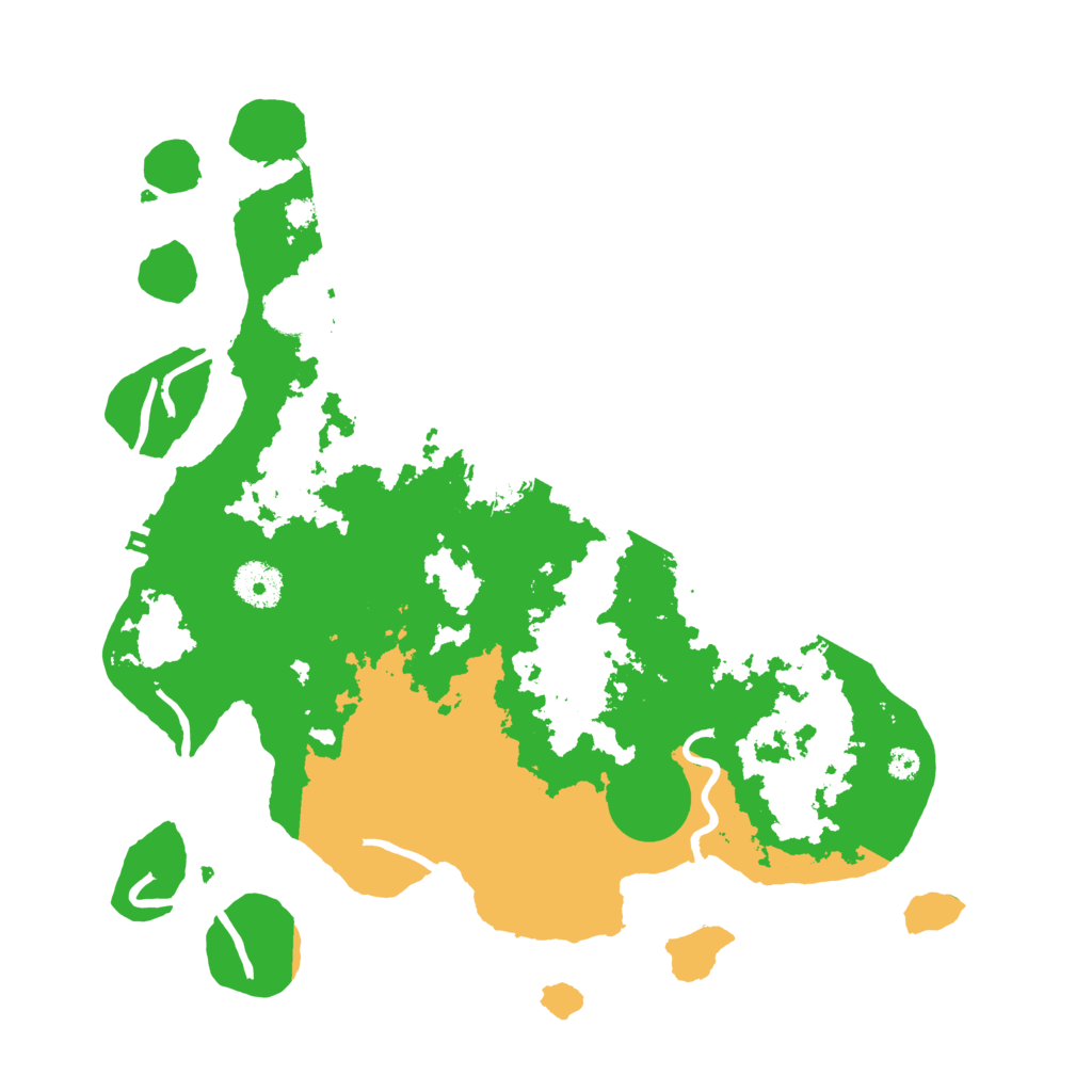 Biome Rust Map: Procedural Map, Size: 3500, Seed: 270428473