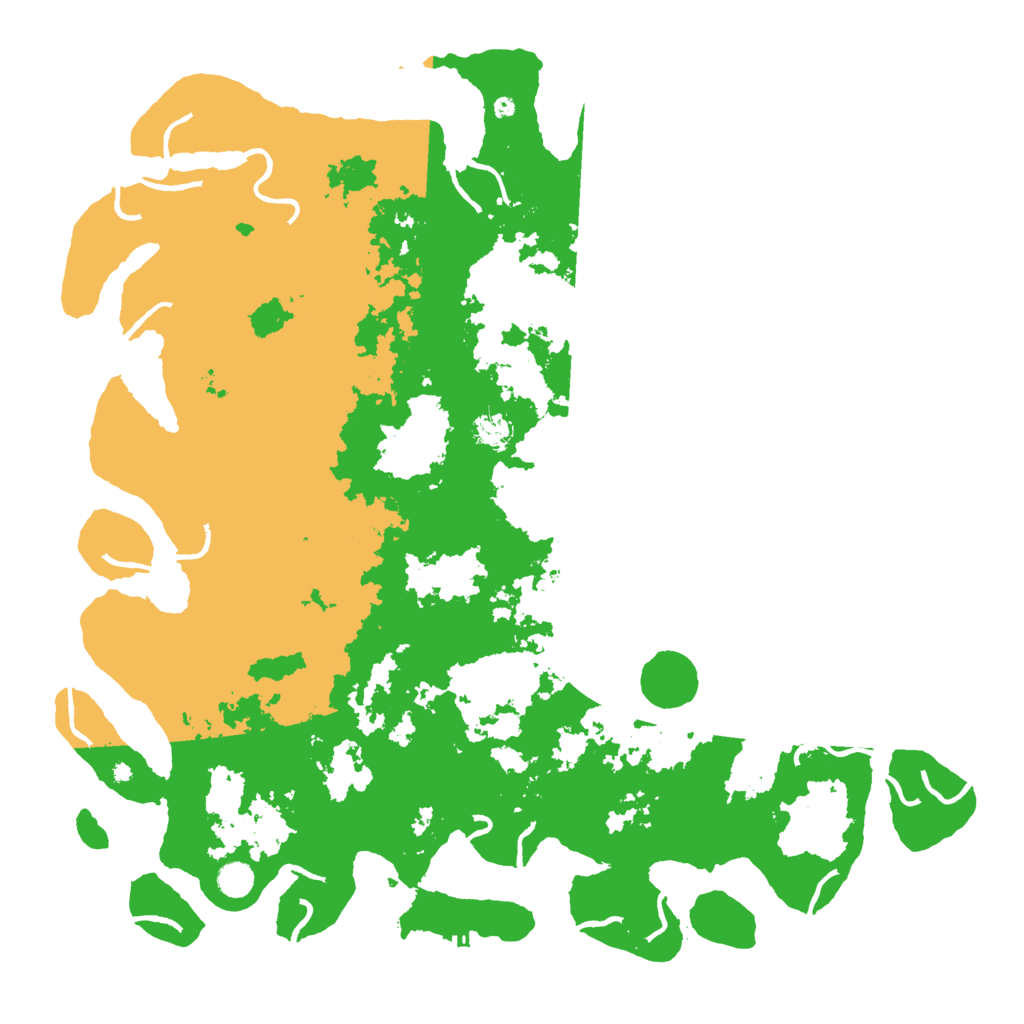 Biome Rust Map: Procedural Map, Size: 5000, Seed: 1042268525