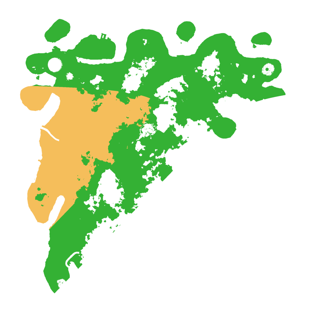 Biome Rust Map: Procedural Map, Size: 4000, Seed: 3358874