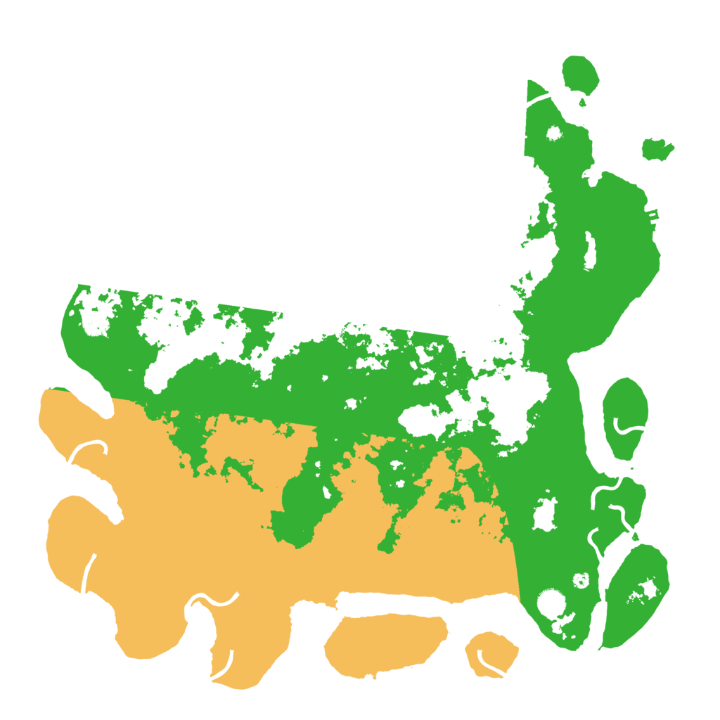 Biome Rust Map: Procedural Map, Size: 4500, Seed: 348345329