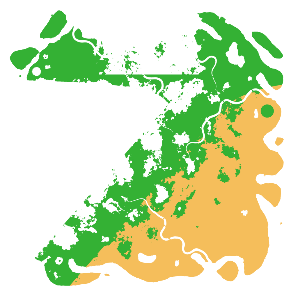 Biome Rust Map: Procedural Map, Size: 6000, Seed: 397825