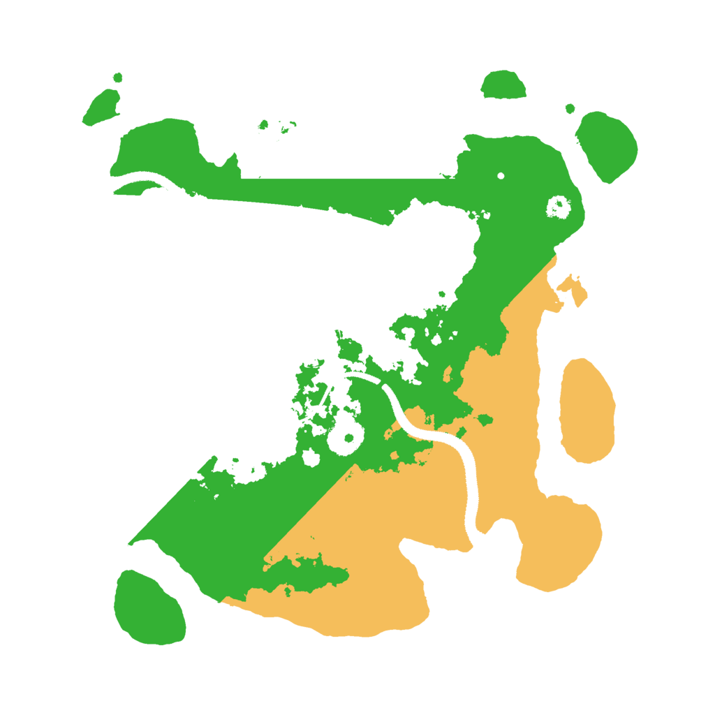 Biome Rust Map: Procedural Map, Size: 3000, Seed: 1764