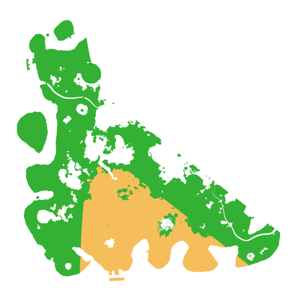 Biome Rust Map: Procedural Map, Size: 4000, Seed: 577708085