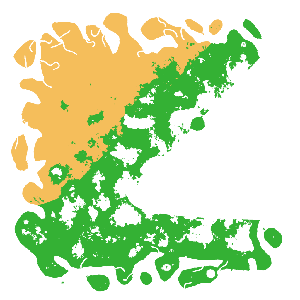 Biome Rust Map: Procedural Map, Size: 6000, Seed: 137737