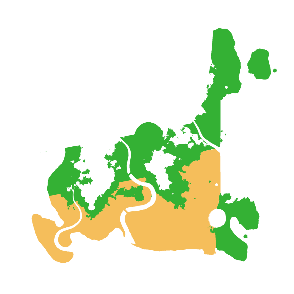 Biome Rust Map: Procedural Map, Size: 3000, Seed: 100069