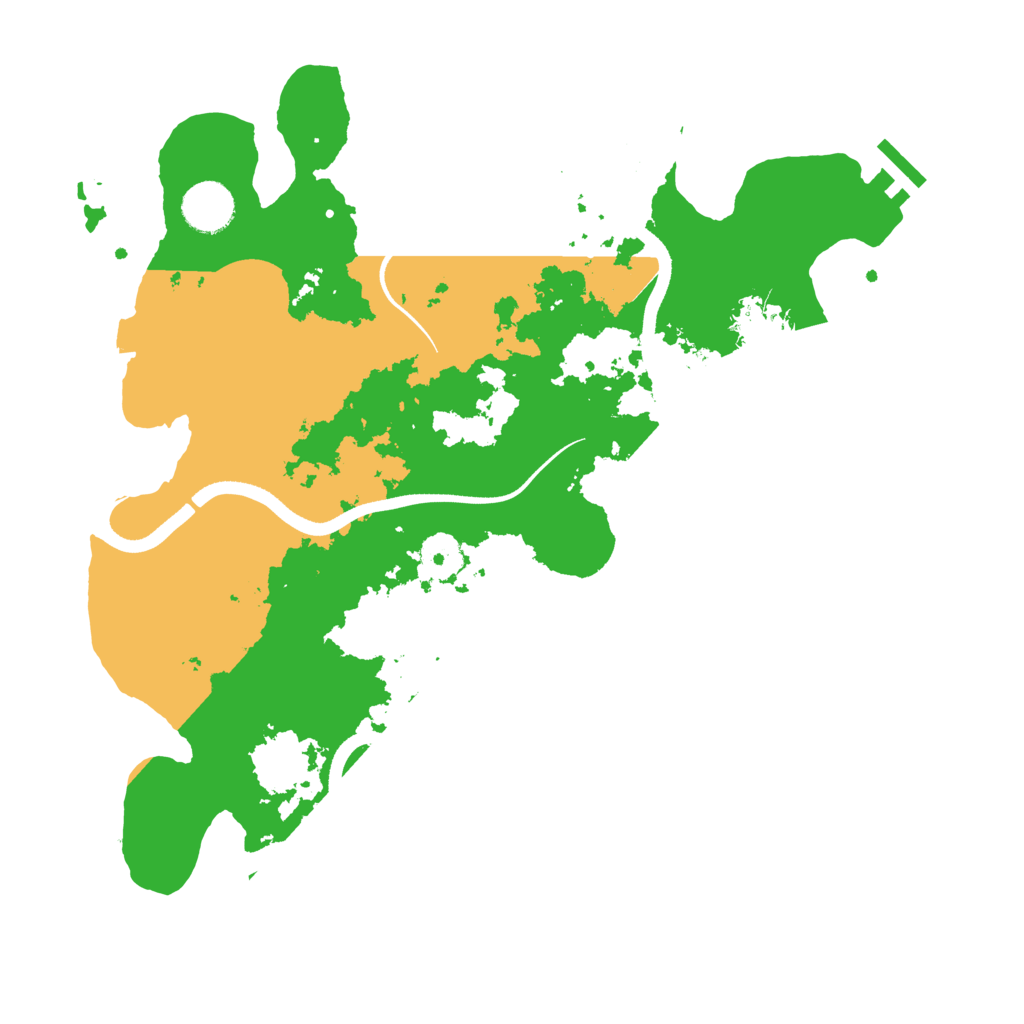 Biome Rust Map: Procedural Map, Size: 3500, Seed: 346781