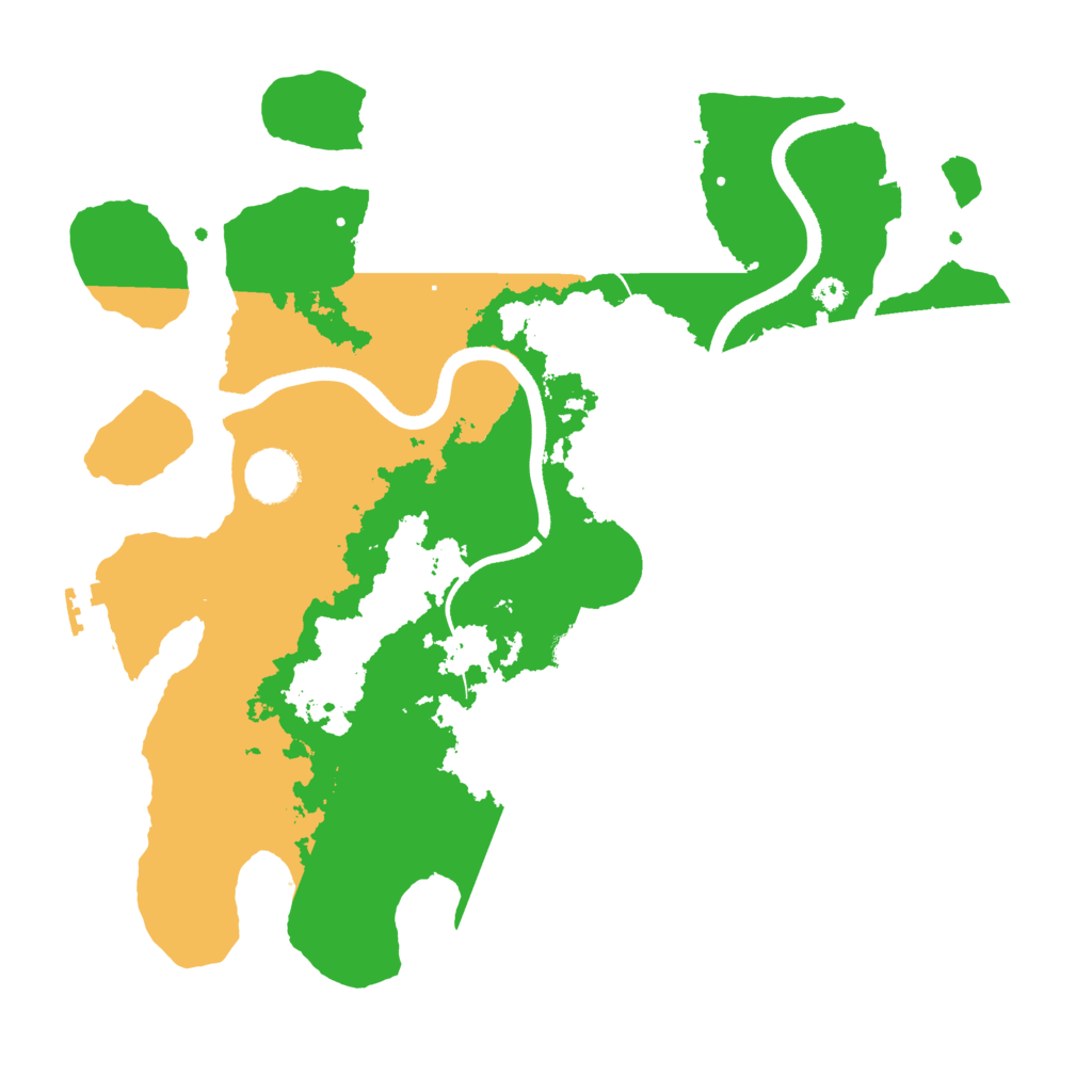 Biome Rust Map: Procedural Map, Size: 3500, Seed: 34058900